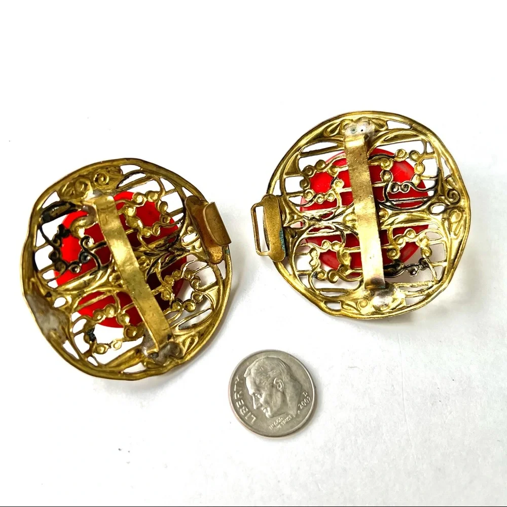 Antique Belt Buckle Filigree Vintage Wear or Crafts Creative Possibility